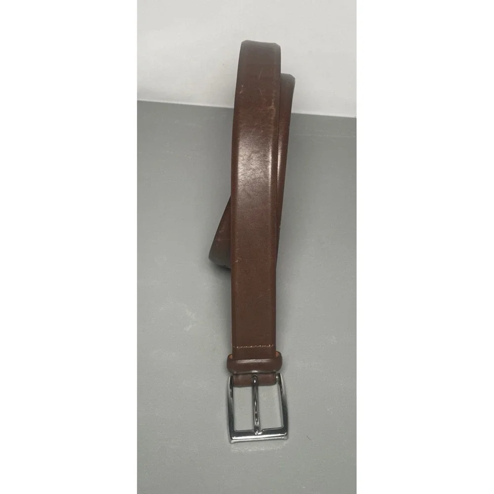 Vintage Ralph Lauren Men's Brown Leather Belt Size 40